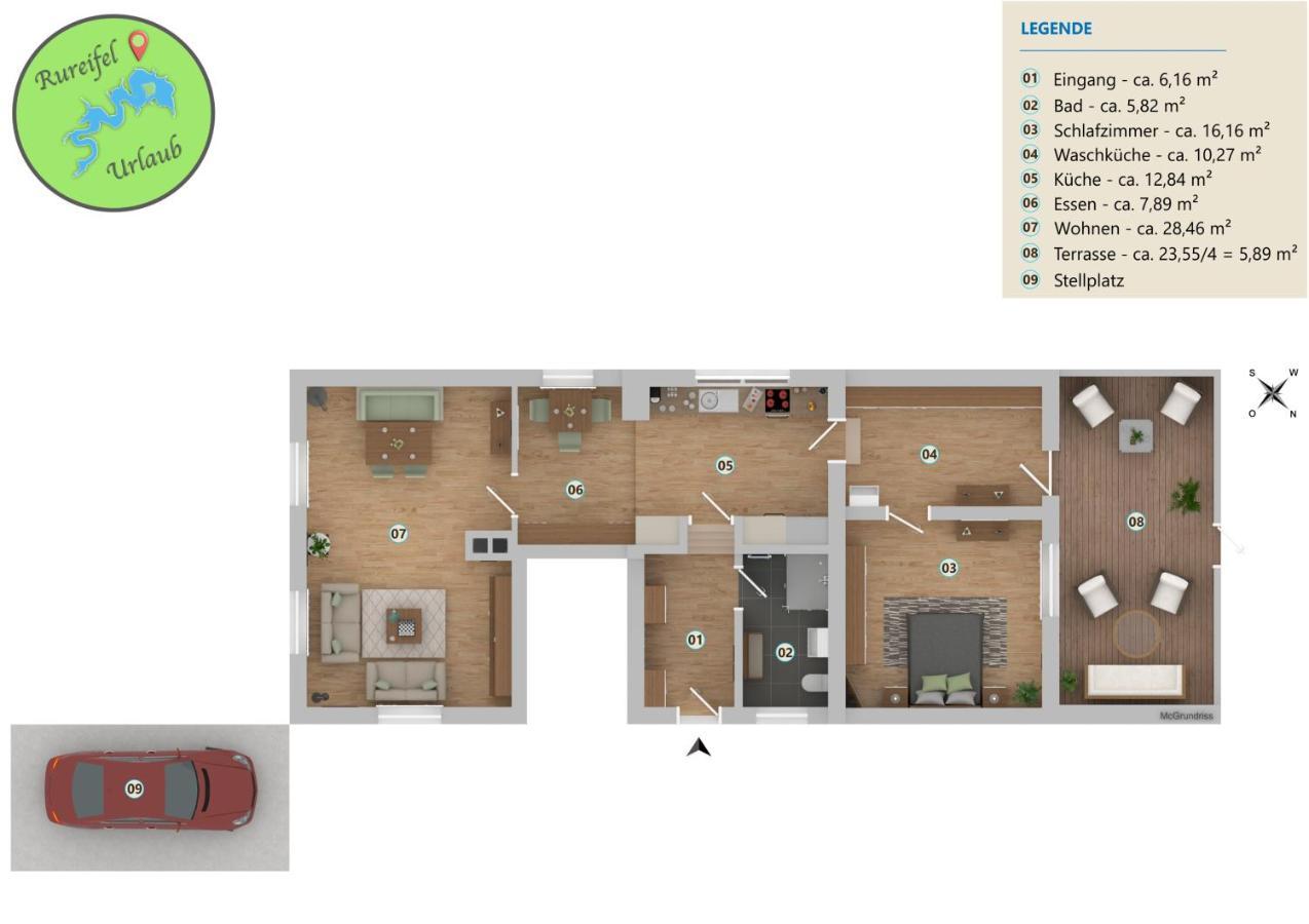 Ferienwohnung Katharina 4 Sterne Laut Dtv Wallbox 11Kw 니데겐 외부 사진
